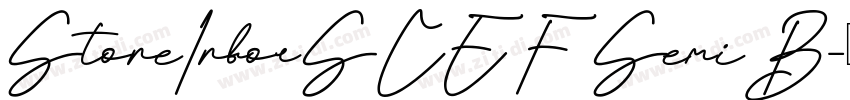StoneInforSCEF SemiB字体转换